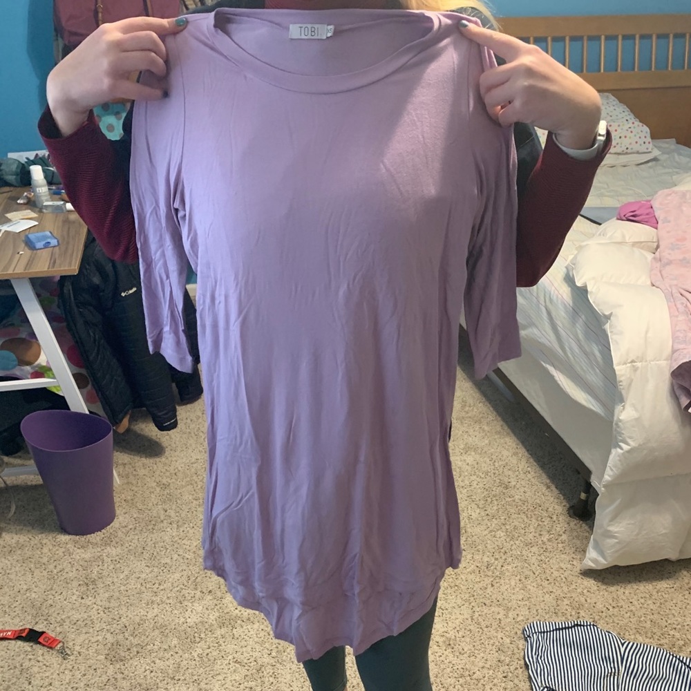 Quarter sleeve dress